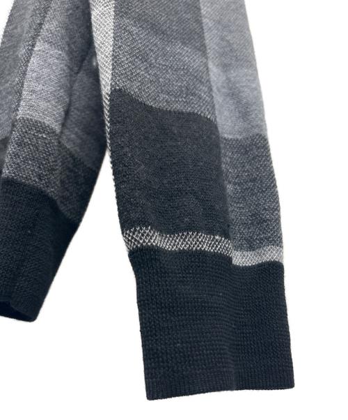 BLACK LABEL CRESTBRIDGE（ブラックレーベル クレストブリッジ）BLACK LABEL CRESTBRIDGE (ブラックレーベル クレストブリッジ) 薄手ニット グレー サイズ:SIZE Lの古着・服飾アイテム