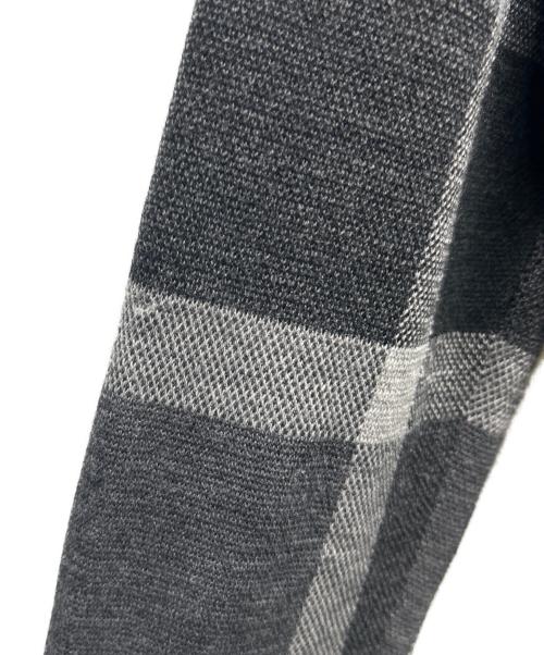 BLACK LABEL CRESTBRIDGE（ブラックレーベル クレストブリッジ）BLACK LABEL CRESTBRIDGE (ブラックレーベル クレストブリッジ) 薄手ニット グレー サイズ:SIZE Lの古着・服飾アイテム