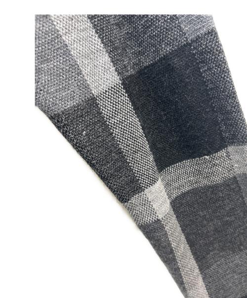 BLACK LABEL CRESTBRIDGE（ブラックレーベル クレストブリッジ）BLACK LABEL CRESTBRIDGE (ブラックレーベル クレストブリッジ) 薄手ニット グレー サイズ:SIZE Lの古着・服飾アイテム