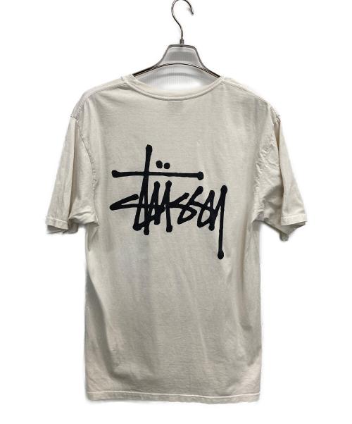 stussy（ステューシー）stussy (ステューシー) 半袖カットソー ホワイト サイズ:SIZE Mの古着・服飾アイテム