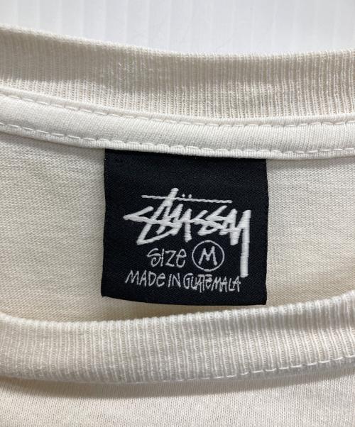 stussy（ステューシー）stussy (ステューシー) 半袖カットソー ホワイト サイズ:SIZE Mの古着・服飾アイテム