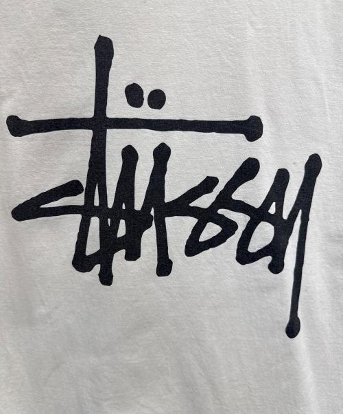 stussy（ステューシー）stussy (ステューシー) 半袖カットソー ホワイト サイズ:SIZE Mの古着・服飾アイテム