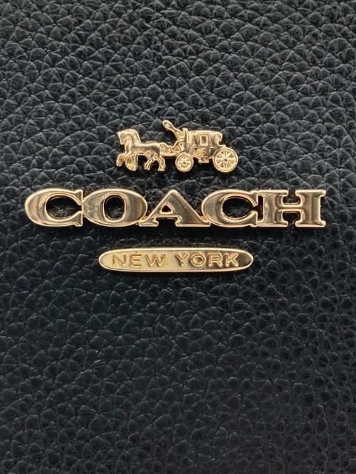 COACH（コーチ）COACH (コーチ) レザートートバッグ ブラックの古着・服飾アイテム