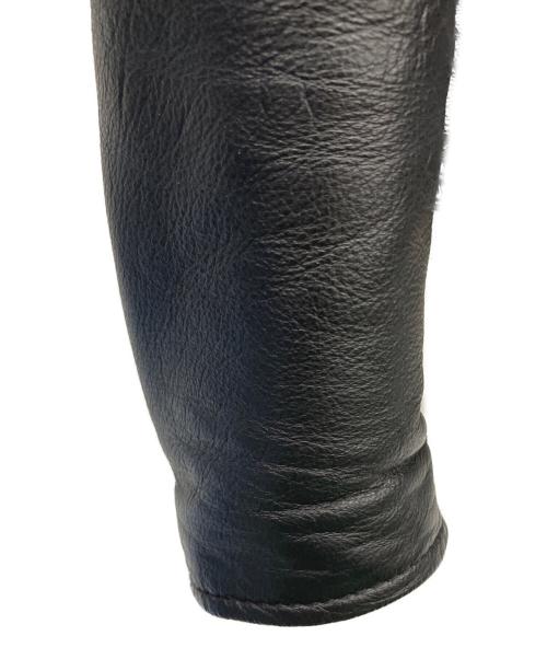 HARLEY-DAVIDSON（ハーレーダビッドソン）HARLEY-DAVIDSON (ハーレーダビッドソン) シングルライダースジャケット ブラック サイズ:Mの古着・服飾アイテム