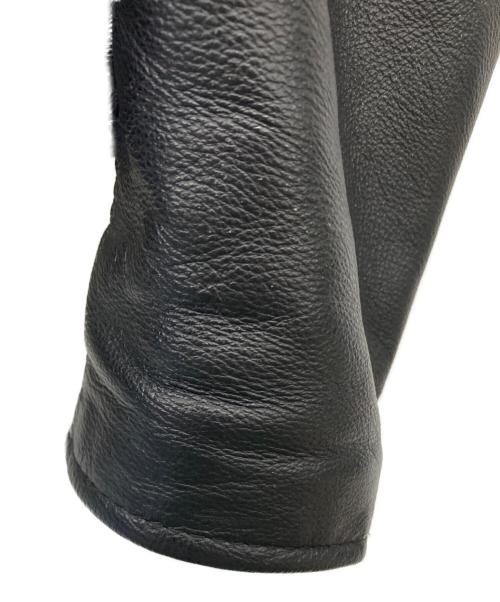 HARLEY-DAVIDSON（ハーレーダビッドソン）HARLEY-DAVIDSON (ハーレーダビッドソン) シングルライダースジャケット ブラック サイズ:Mの古着・服飾アイテム
