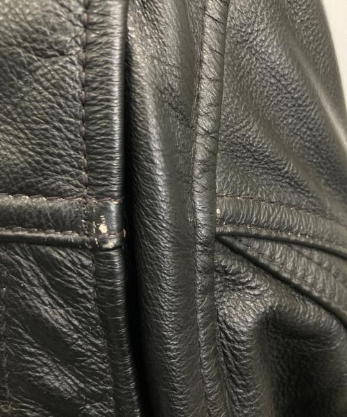HARLEY-DAVIDSON（ハーレーダビッドソン）HARLEY-DAVIDSON (ハーレーダビッドソン) シングルライダースジャケット ブラック サイズ:Mの古着・服飾アイテム