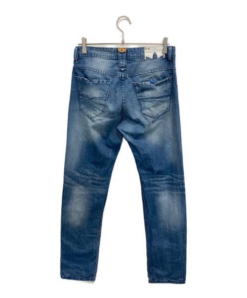 DIESEL（ディーゼル）DIESEL (ディーゼル) adidas (アディダス) デニムパンツ インディゴブルー サイズ:SIZE W30×L32の古着・服飾アイテム