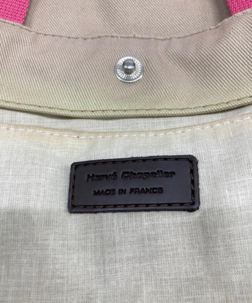 Herve Chapelier（エルベシャプリエ）Herve Chapelier (エルベシャプリエ) トートバッグ ベージュ×ピンクの古着・服飾アイテム