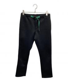 GRAMICCI×BEAMS（グラミチ×ビームス）の古着「ボンディングニットフリースナローパンツ」｜ブラック