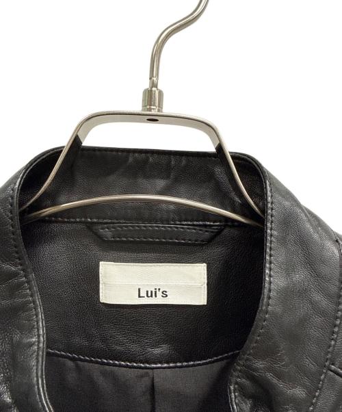 Lui's（ルイス）Lui's (ルイス) ライダースジャケット ブラック サイズ:SIZE Sの古着・服飾アイテム