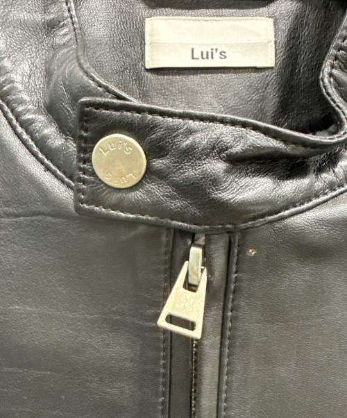 Lui's（ルイス）Lui's (ルイス) ライダースジャケット ブラック サイズ:SIZE Sの古着・服飾アイテム