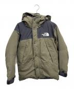 THE NORTH FACEザ ノース フェイス）の古着「ダウンジャケット」｜カーキ×ブラック