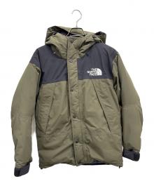 THE NORTH FACE（ザ ノース フェイス）の古着「ダウンジャケット」｜カーキ×ブラック