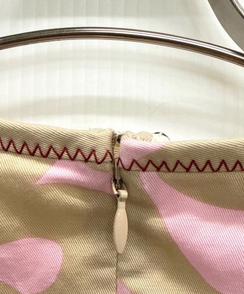 MARNI（マルニ）MARNI (マルニ) CREW NECK BLOUSE ピンク×アイボリー サイズ:SIZE 40の古着・服飾アイテム