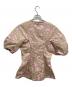 MARNI (マルニ) CREW NECK BLOUSE ピンク×アイボリー サイズ:SIZE 40：7000円