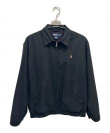 POLO RALPH LAUREN（ポロ・ラルフローレン）の古着「スイングトップ」｜ブラック