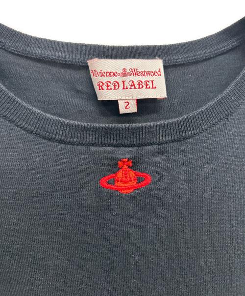 Vivienne Westwood RED LABEL（ヴィヴィアンウエストウッドレッドレーベル）Vivienne Westwood RED LABEL (ヴィヴィアンウエストウッドレッドレーベル) 半袖カットソー ブラック サイズ:2の古着・服飾アイテム