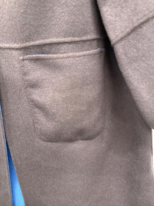 SIMPLICITE（シンプリシテ）SIMPLICITE (シンプリシテ) ノーカラーコート ブラウン サイズ:Ｍの古着・服飾アイテム