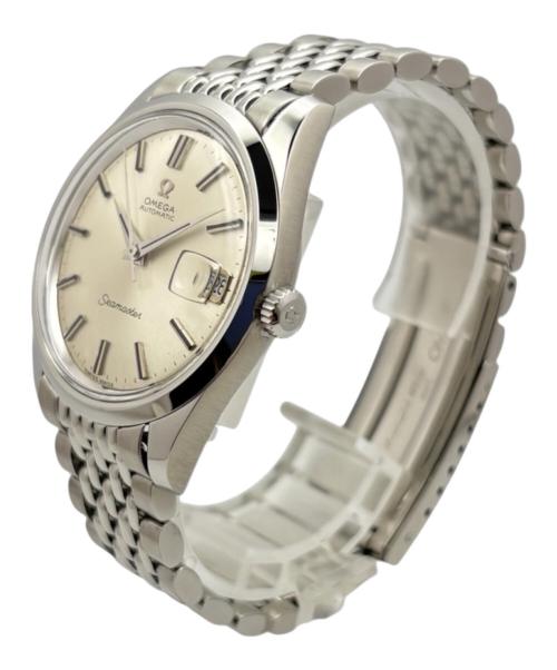 OMEGA（オメガ）OMEGA (オメガ) シーマスター Seamaster/Ref.166.010-67/シルバー文字盤 シルバー文字盤の古着・服飾アイテム