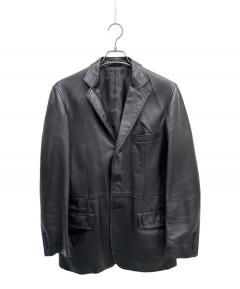 中古・古着通販】BALLY (バリー) レザーコート ブラック サイズ:SIZE