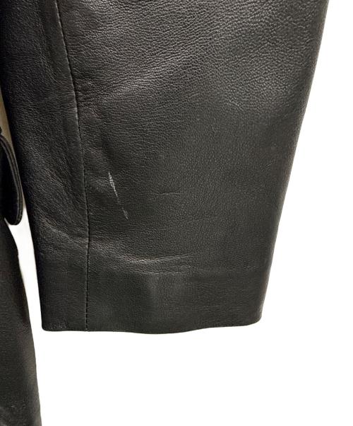 unknown（アンノウン）unknown (アンノウン) レザージャケット ブラック サイズ:Lの古着・服飾アイテム
