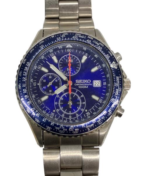 SEIKO（セイコー）SEIKO (セイコー) クロノグラフ ブルーの古着・服飾アイテム
