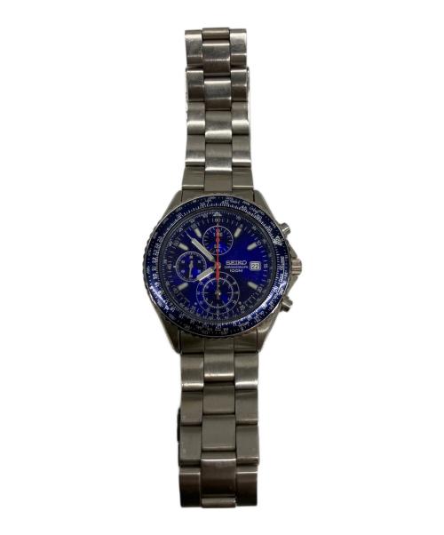 SEIKO（セイコー）SEIKO (セイコー) クロノグラフ ブルーの古着・服飾アイテム
