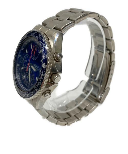 SEIKO（セイコー）SEIKO (セイコー) クロノグラフ ブルーの古着・服飾アイテム