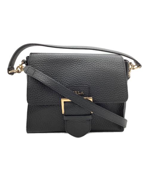 FURLA（フルラ）FURLA (フルラ) 2WAYバッグ ブラックの古着・服飾アイテム