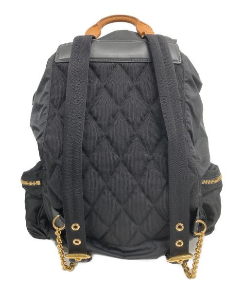 BURBERRY（バーバリー）BURBERRY (バーバリー) ナイロンバックパック ブラックの古着・服飾アイテム