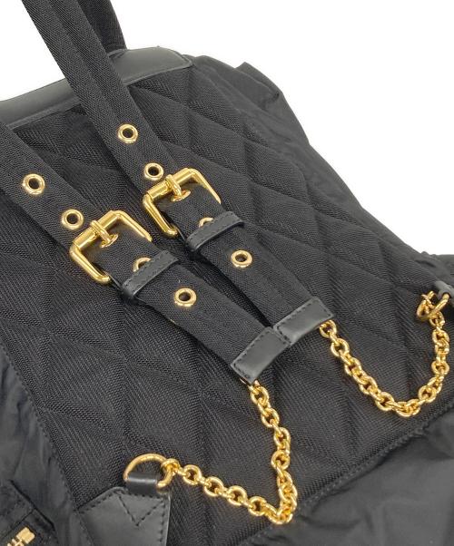 BURBERRY（バーバリー）BURBERRY (バーバリー) ナイロンバックパック ブラックの古着・服飾アイテム