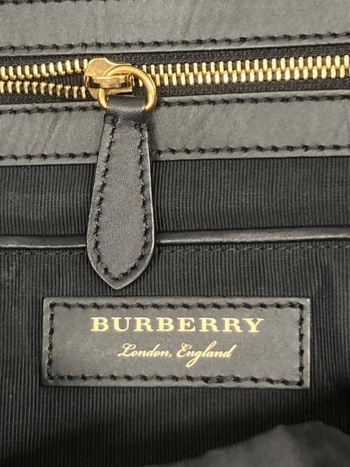 BURBERRY（バーバリー）BURBERRY (バーバリー) ナイロンバックパック ブラックの古着・服飾アイテム