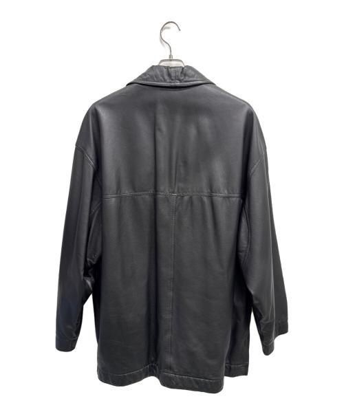 BALLY（バリー）BALLY (バリー) レザーコート ブラック サイズ:SIZE 44の古着・服飾アイテム