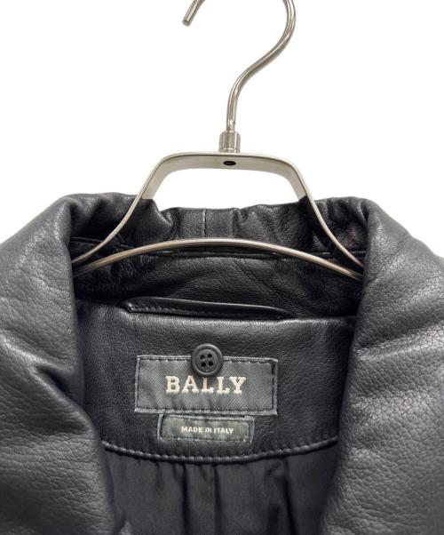 BALLY（バリー）BALLY (バリー) レザーコート ブラック サイズ:SIZE 44の古着・服飾アイテム