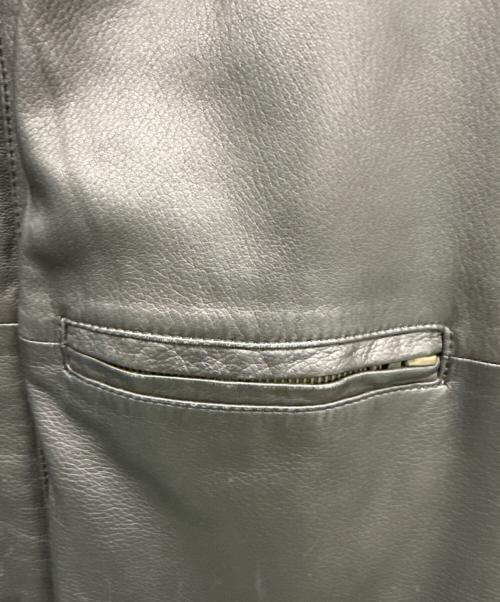 BALLY（バリー）BALLY (バリー) レザーコート ブラック サイズ:SIZE 44の古着・服飾アイテム