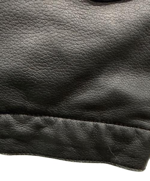 BALLY（バリー）BALLY (バリー) レザーコート ブラック サイズ:SIZE 44の古着・服飾アイテム