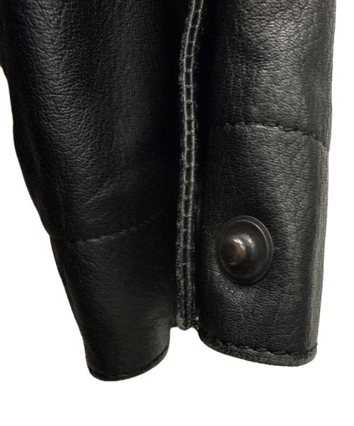 BALLY（バリー）BALLY (バリー) レザーコート ブラック サイズ:SIZE 44の古着・服飾アイテム