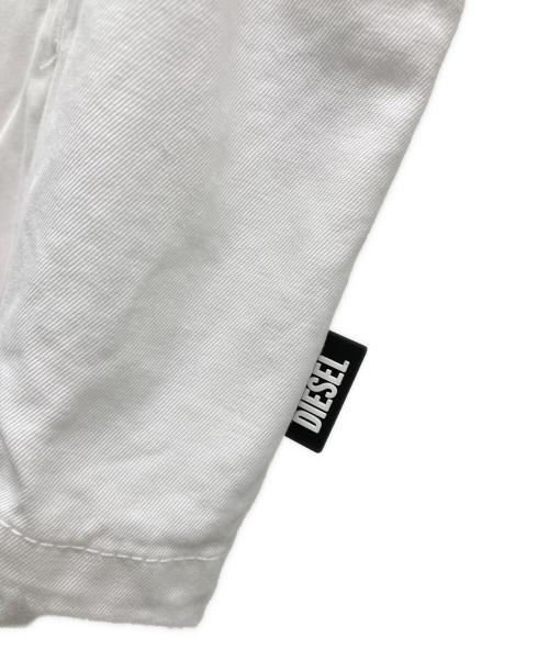 DIESEL（ディーゼル）DIESEL (ディーゼル) 切替ジャケット ホワイト サイズ:SIZE Lの古着・服飾アイテム