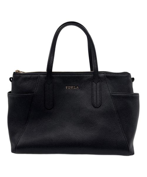 FURLA（フルラ）FURLA (フルラ) 2WAYバッグ ブラックの古着・服飾アイテム