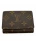 LOUIS VUITTON（ルイ ヴィトン）の古着「カードケース」｜ブラウン