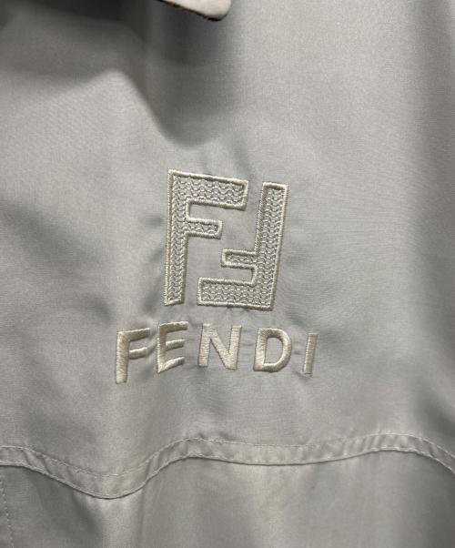FENDI JEANS（フェンディ ジーンズ）FENDI JEANS (フェンディ ジーンズ) リバーシブルジャケット ベージュ×ブラウン サイズ:-の古着・服飾アイテム