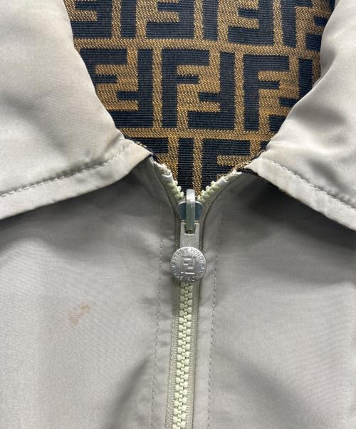 FENDI JEANS（フェンディ ジーンズ）FENDI JEANS (フェンディ ジーンズ) リバーシブルジャケット ベージュ×ブラウン サイズ:-の古着・服飾アイテム
