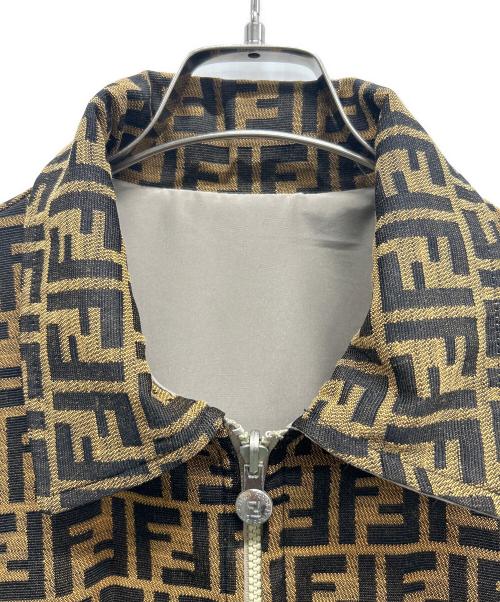 FENDI JEANS（フェンディ ジーンズ）FENDI JEANS (フェンディ ジーンズ) リバーシブルジャケット ベージュ×ブラウン サイズ:-の古着・服飾アイテム