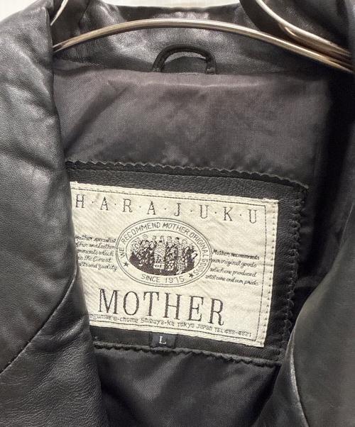HARAJUKU MOTHER（ハラジュクマザー）HARAJUKU MOTHER (ハラジュクマザー) ダブルレザージャケット ブラック サイズ:SIZE Lの古着・服飾アイテム