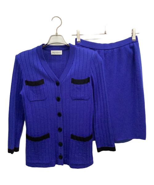 Yves Saint Laurent（イヴサンローラン）Yves Saint Laurent (イヴサンローラン) セットアップ ブルー サイズ:Ｍの古着・服飾アイテム