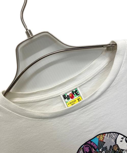 A BATHING APE（アベイシングエイプ）A BATHING APE (アベイシングエイプ) 半袖カットソー ホワイト サイズ:XLの古着・服飾アイテム