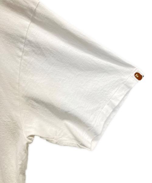 A BATHING APE（アベイシングエイプ）A BATHING APE (アベイシングエイプ) 半袖カットソー ホワイト サイズ:XLの古着・服飾アイテム