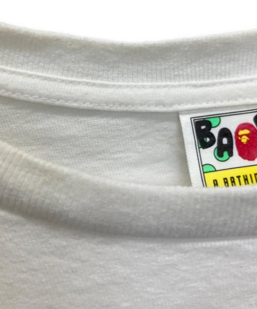 A BATHING APE（アベイシングエイプ）A BATHING APE (アベイシングエイプ) 半袖カットソー ホワイト サイズ:XLの古着・服飾アイテム