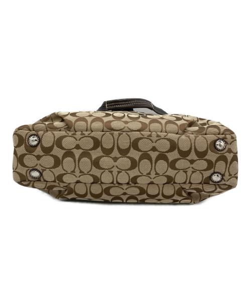 COACH（コーチ）COACH (コーチ) トートバッグ ベージュ×ブラウンの古着・服飾アイテム