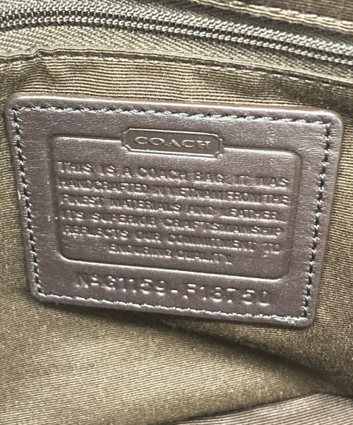 COACH（コーチ）COACH (コーチ) トートバッグ ベージュ×ブラウンの古着・服飾アイテム